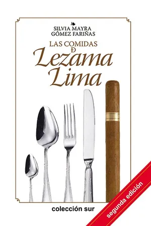 Portada de Las comidas de Lezama Lima
