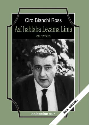 Portada de Así hablaba Lezama Lima